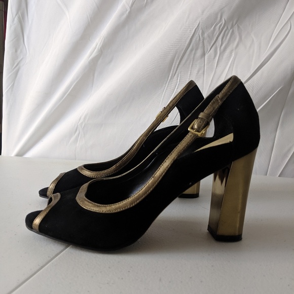 Cole Haan black and gold shoes - Picture 2 of 7